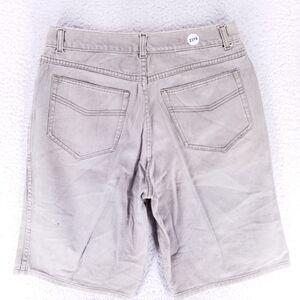 Rigolletto Jean Shorts Denim Cotton Mens SZ 34 Gray Straight VTG Baggy 90s Y2K